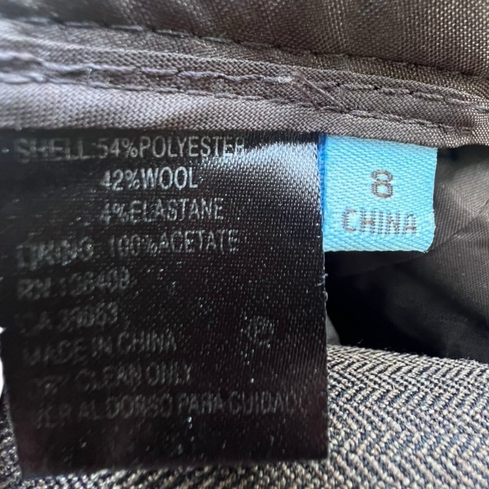 Women's Antonio Melani suits Blazer pant career two button front gray 12 & 8 - Picture 6 of 13